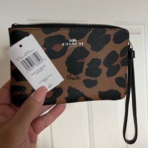 COACH Corner Zip Wristlet